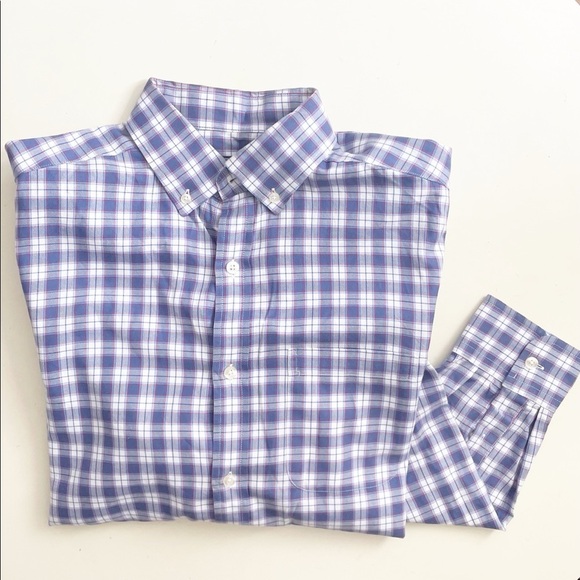 Vineyard Vines Edgewater Plaid Classic Murray Shirt Men’s Size Small - Picture 1 of 8